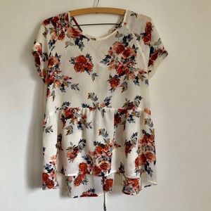 Xhilaration Floral Blouse